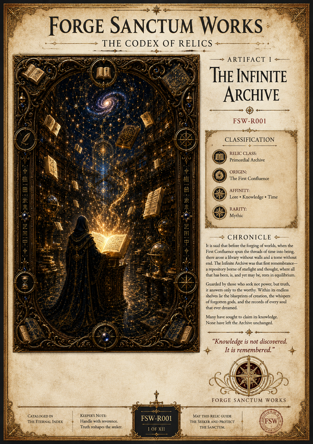 Codex record for Infinite Archive