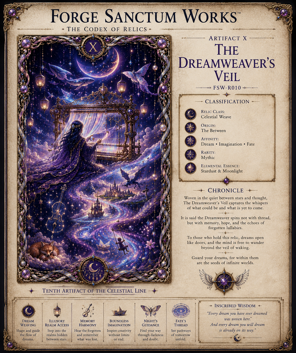 Codex record for Dreamweaver’s Veil