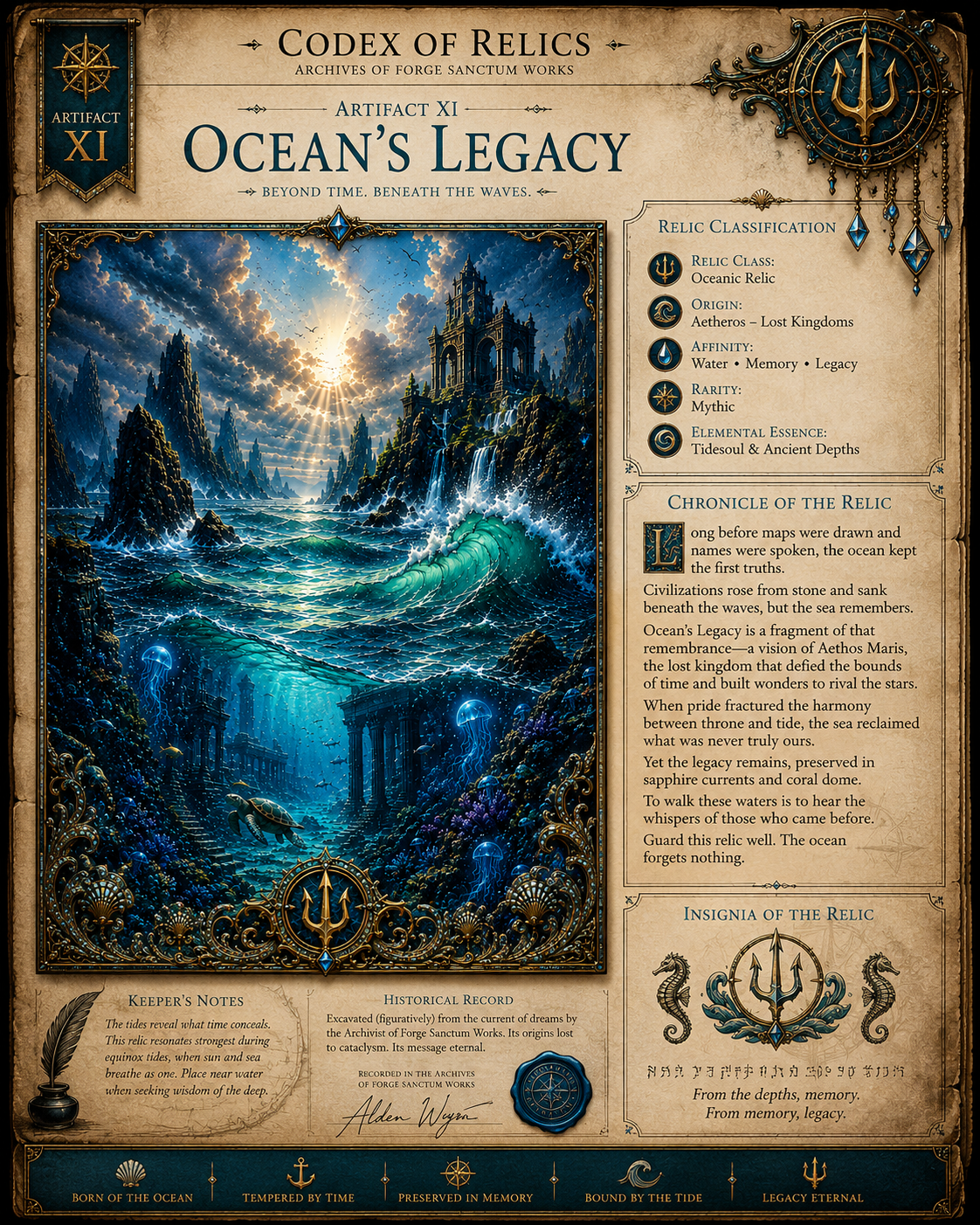 Codex record for Ocean’s Legacy